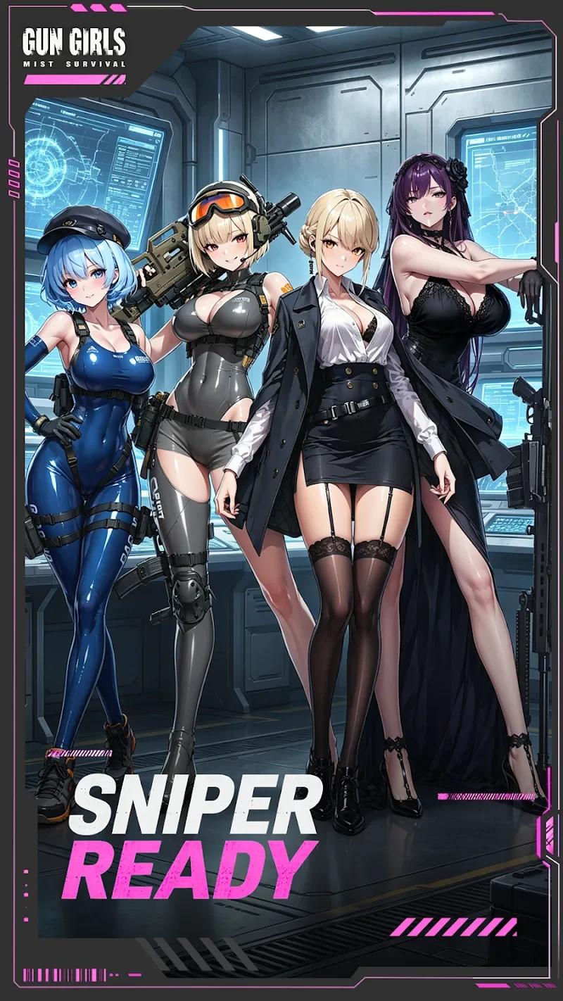 Screenshot 4 — Gun Girls: Mist Survival 0.2.9 MOD APK