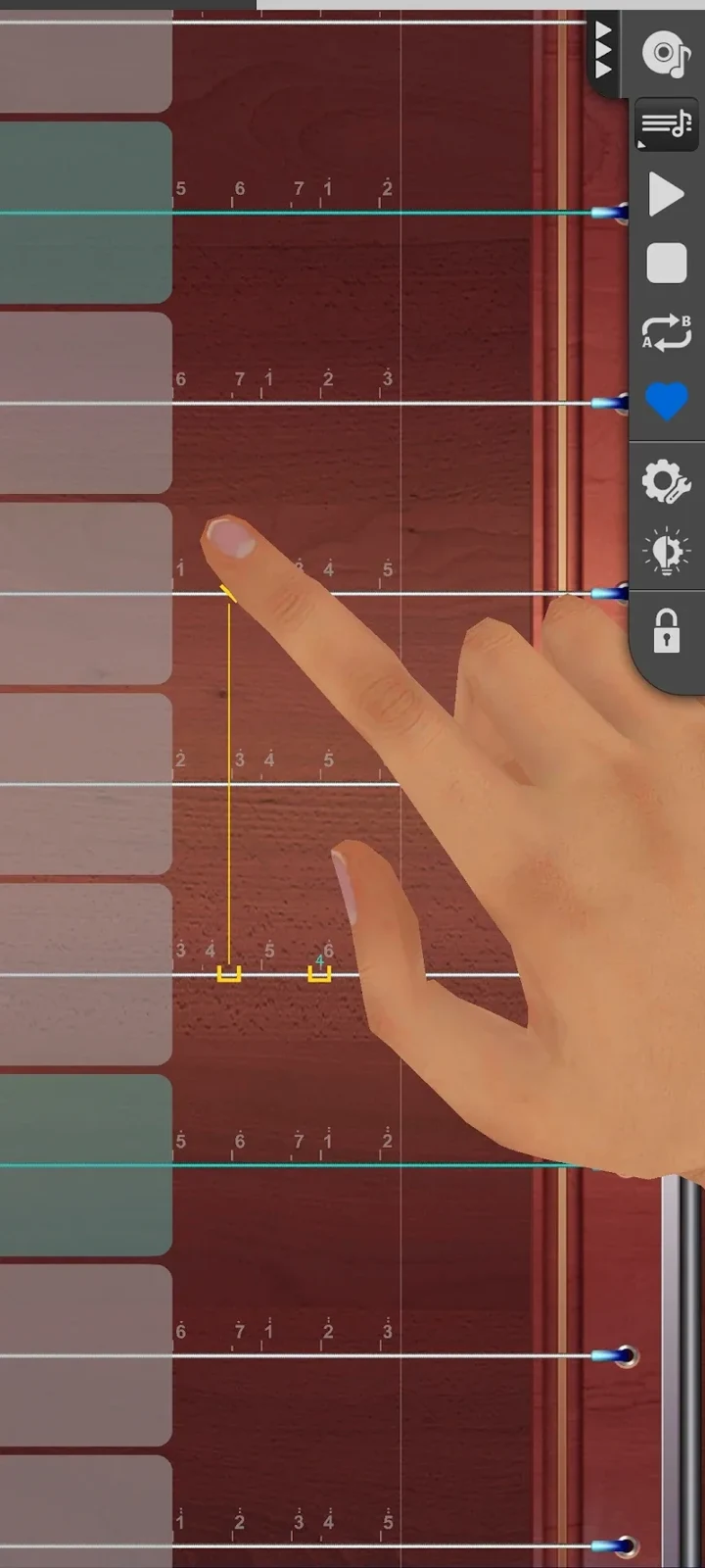 Ảnh chụp màn hình 2 — Guzheng Master 8.5 MOD APK
