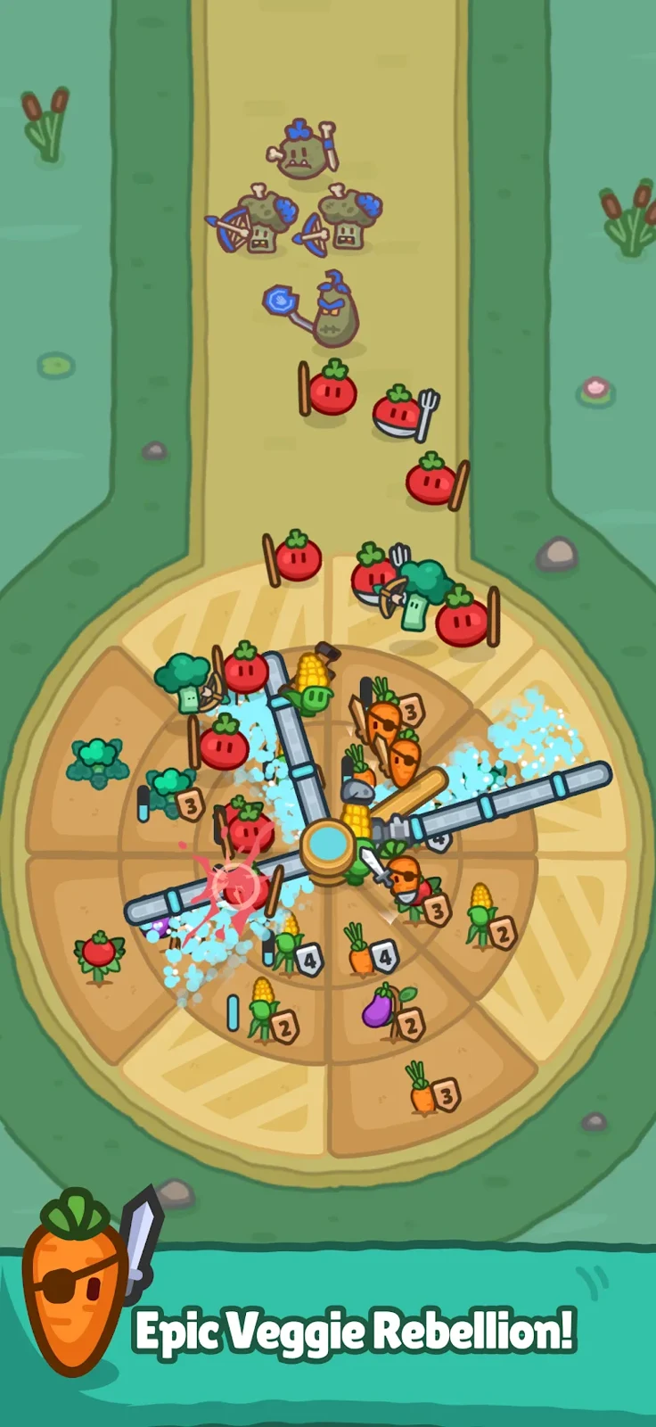 Screenshot 4 — Harvest King: Farm TD Strategy 13.3 MOD APK