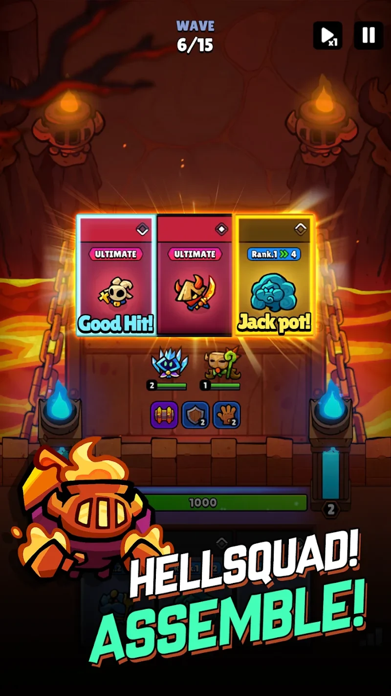 Screenshot 4 — Hellsquad Rrrush! 1.13.1 MOD APK
