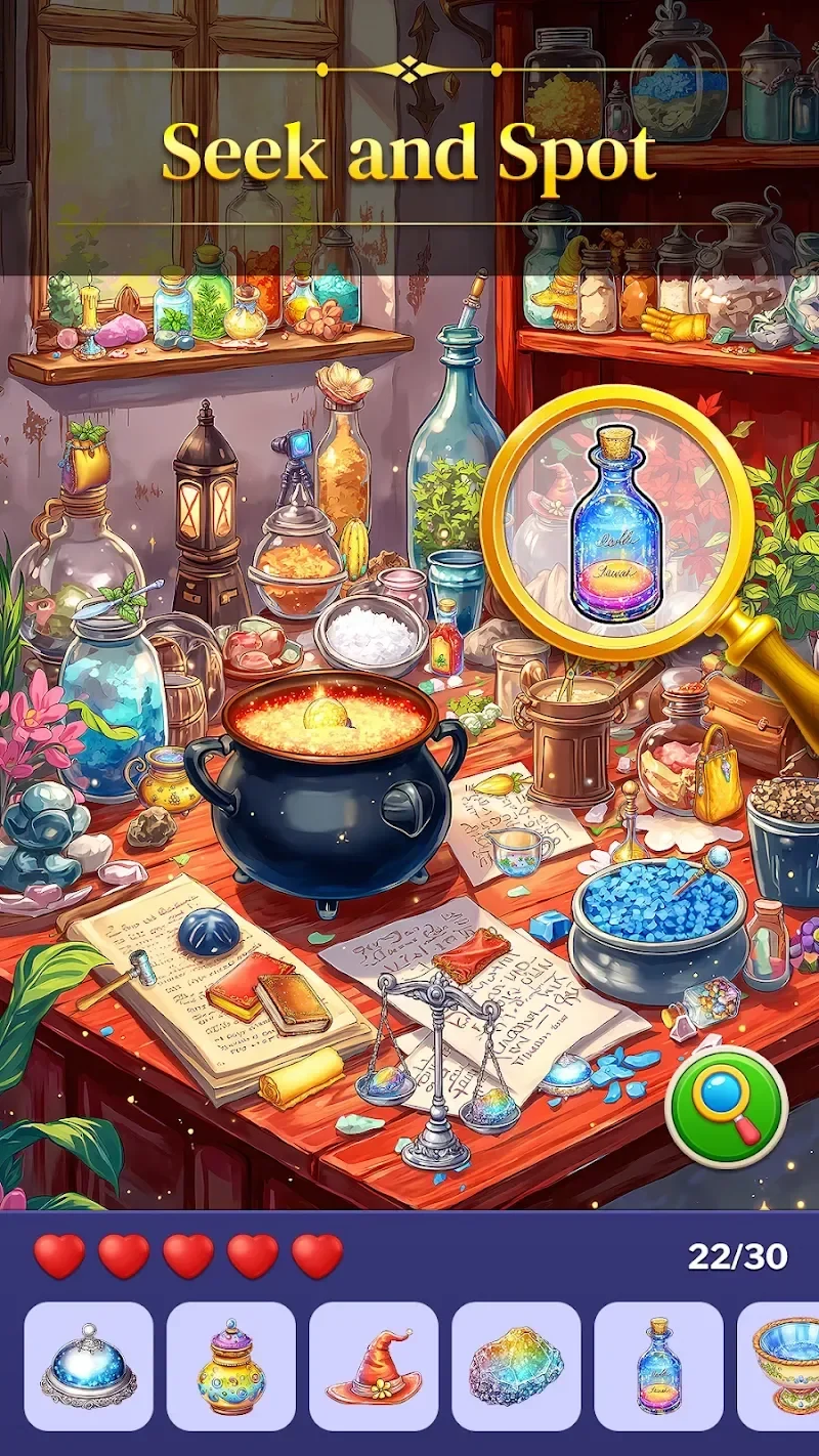 Ảnh chụp màn hình 2 — Hidden Object Games: Seek It 1.32.1 MOD APK