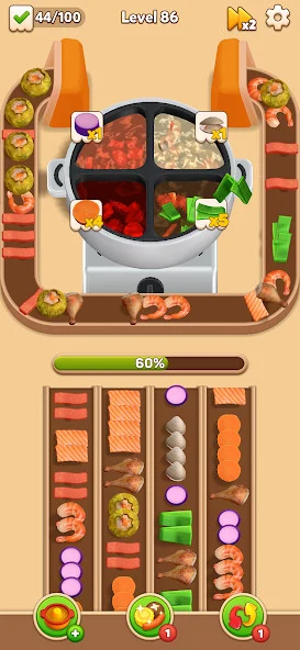 Screenshot 2 — Hotpot Flow: Food Games 1.112.8 MOD APK