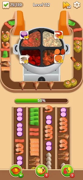 Screenshot 3 — Hotpot Flow: Food Games 1.112.8 MOD APK