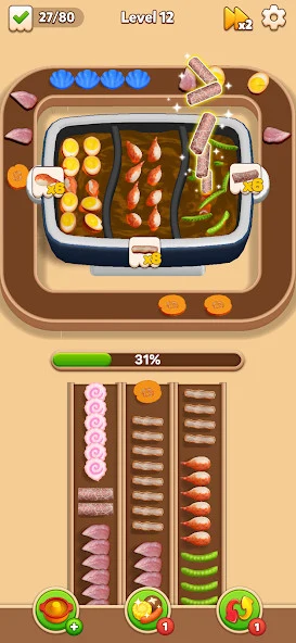 Screenshot 4 — Hotpot Flow: Food Games 1.112.8 MOD APK