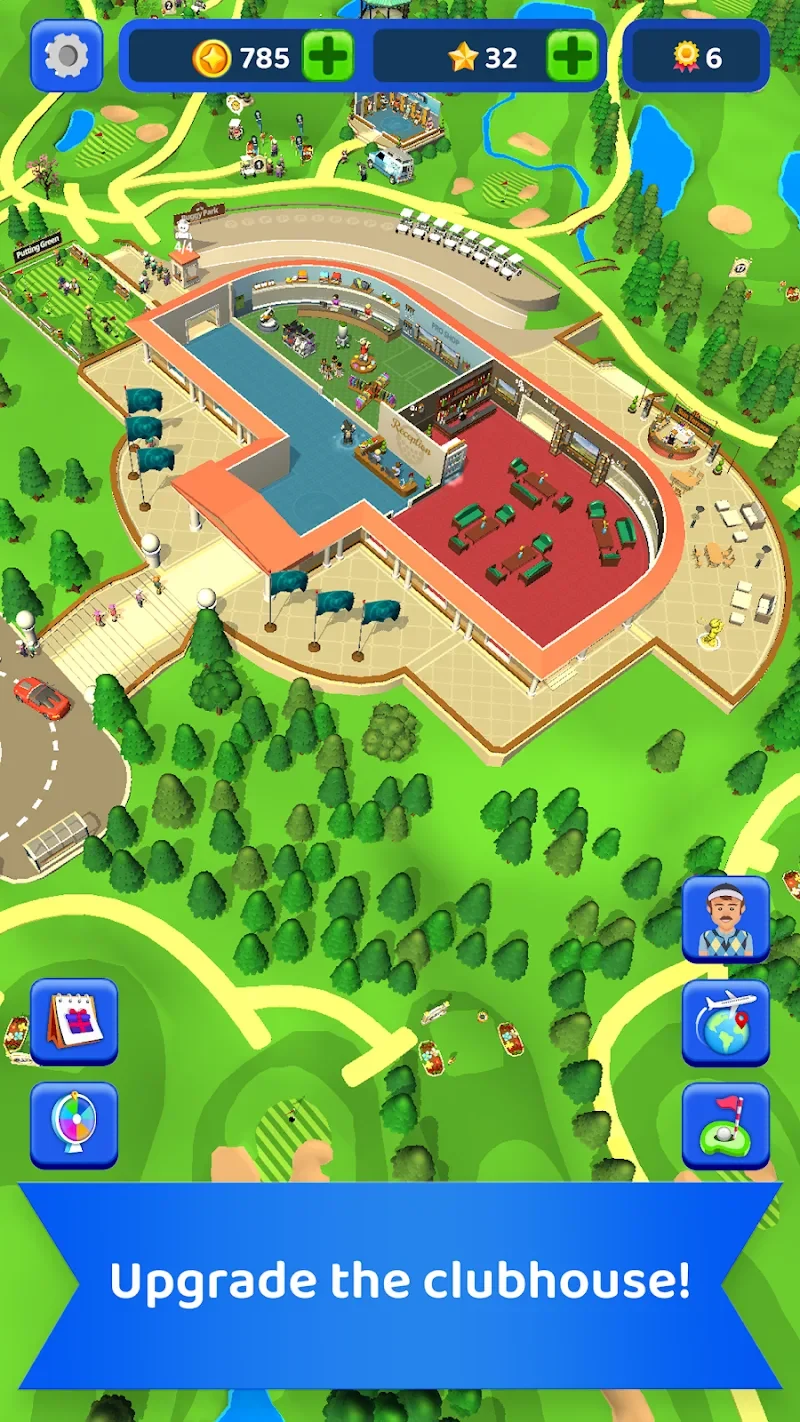 Screenshot 2 — Idle Golf Club Manager Tycoon 6.16.1 MOD APK