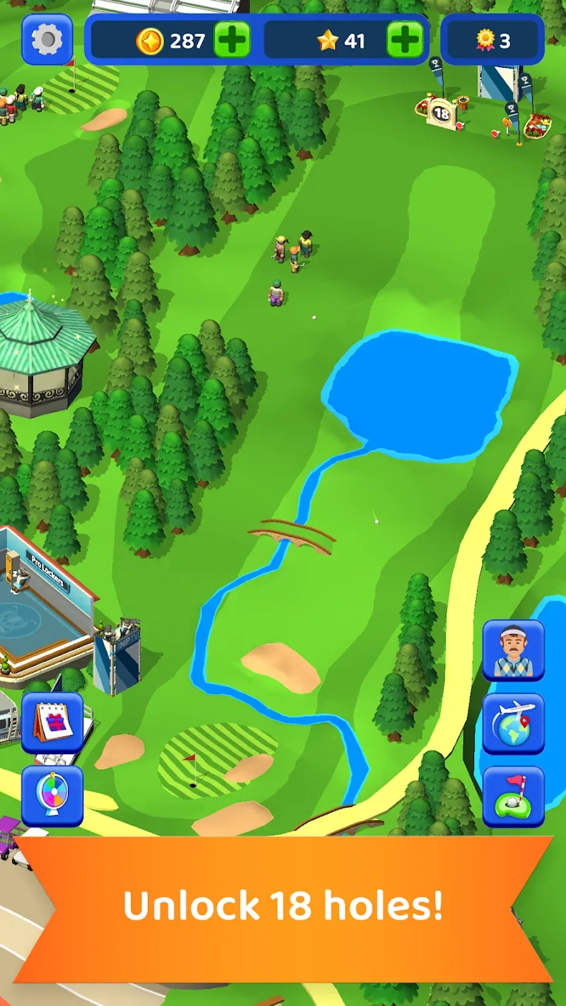 Screenshot 3 — Idle Golf Club Manager Tycoon 6.16.1 MOD APK
