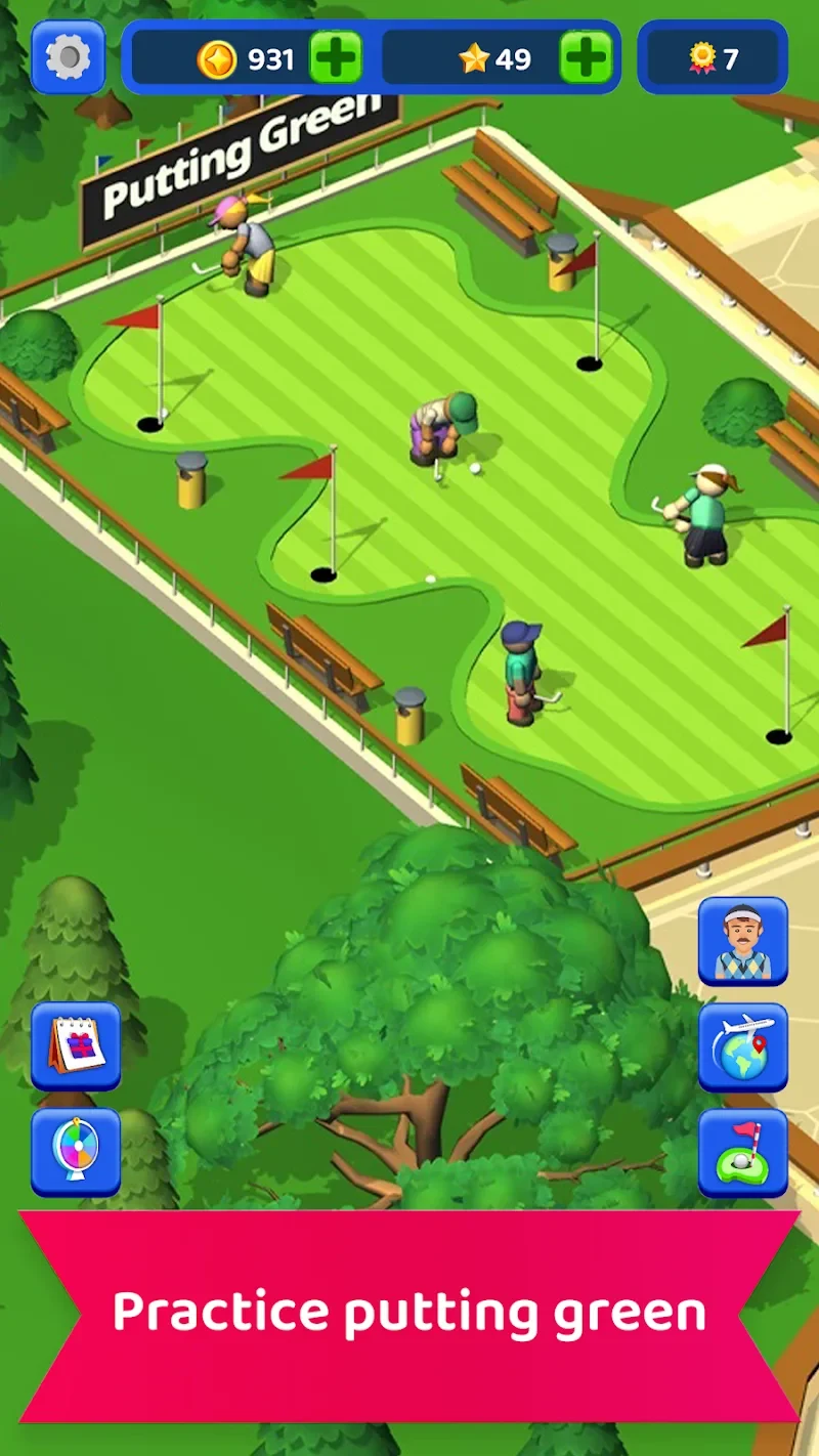 Screenshot 5 — Idle Golf Club Manager Tycoon 6.16.1 MOD APK