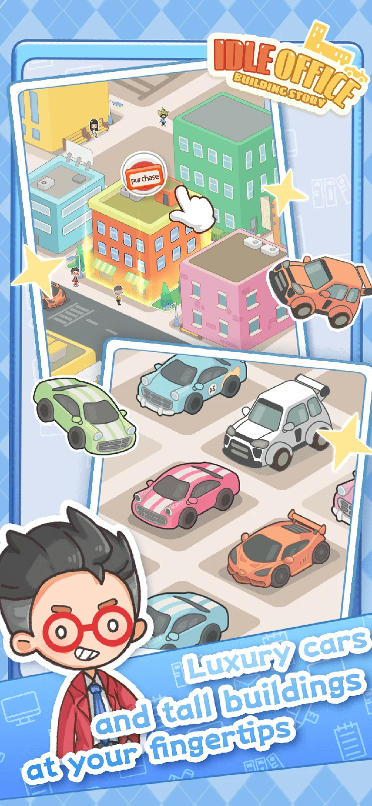 Captura de tela 2 — Idle Office: Building Story 1.4.5 MOD APK