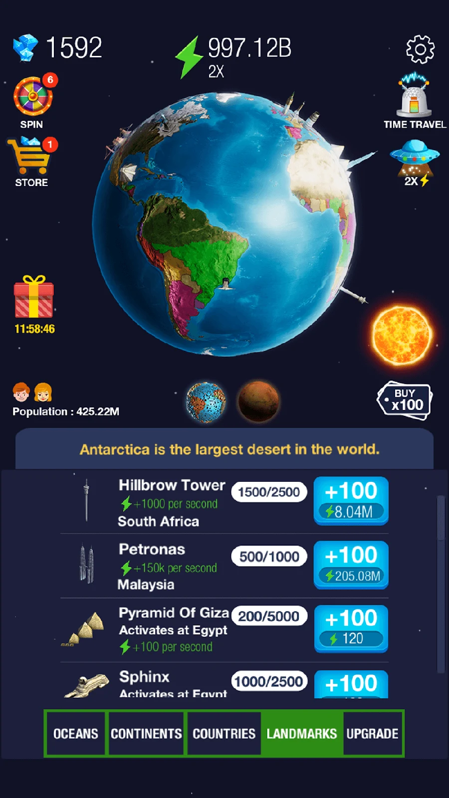 Screenshot 4 — Idle World 8.4.5 MOD APK