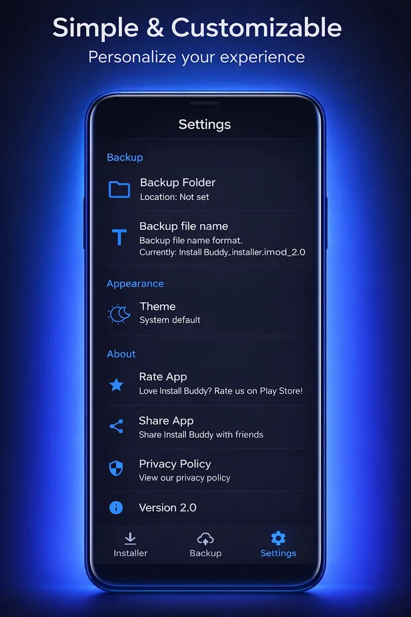 لقطة شاشة 2 — Install Buddy – XAPK Installer 2.2 MOD APK