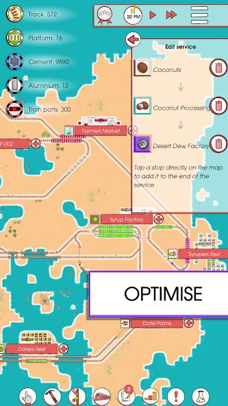 Screenshot 2 — Iron Roads – Railroad Manager 0.7.8 MOD APK