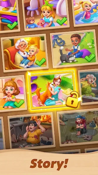 Captura de tela 4 — Jigsaw Family - Puzzle Game