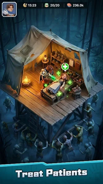 Screenshot 2 — Kingdom Fall: Zombie Defense 1.1.0 MOD APK