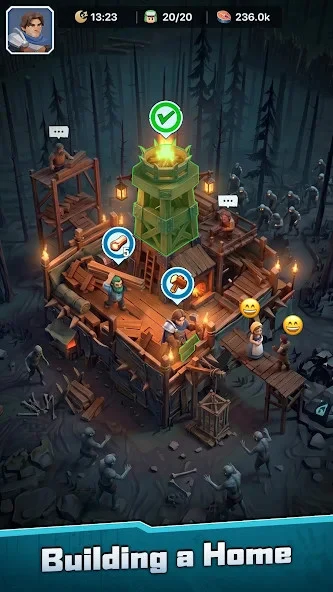Screenshot 5 — Kingdom Fall: Zombie Defense 1.1.0 MOD APK