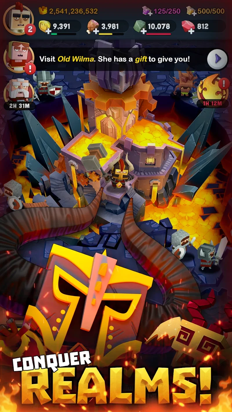 لقطة شاشة 4 — Kingdoms of HF – Dragon War 2.65 MOD APK