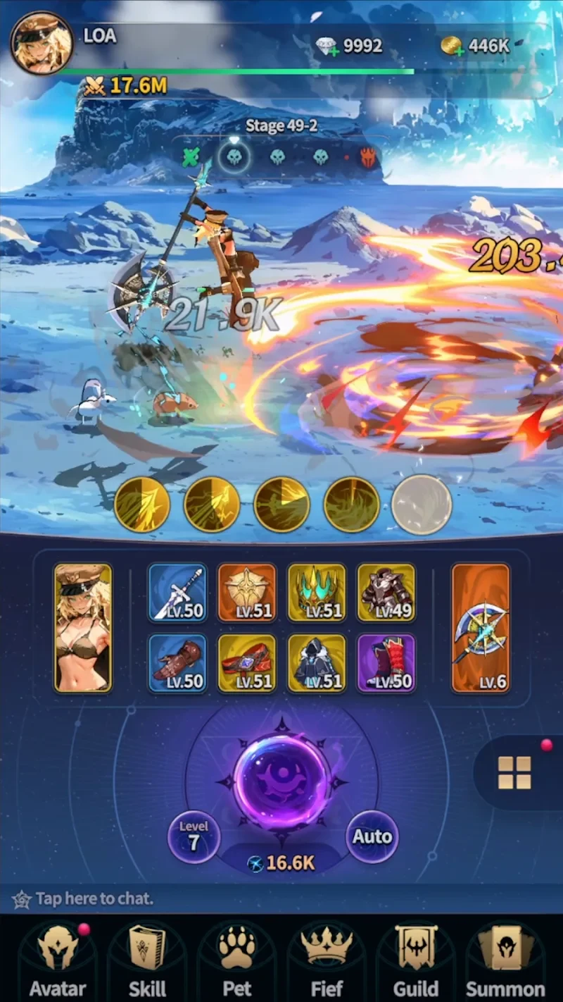 Captura de tela 3 — Legend of Avatar 1.27.1 MOD APK
