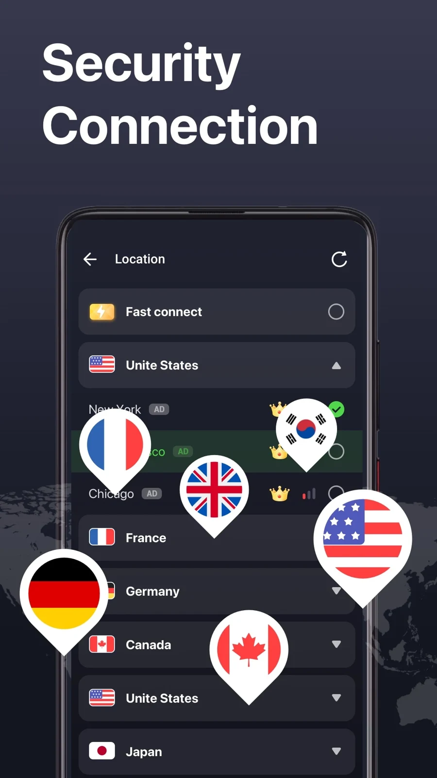 Screenshot 3 — Lemon VPN 5.6.378 MOD APK