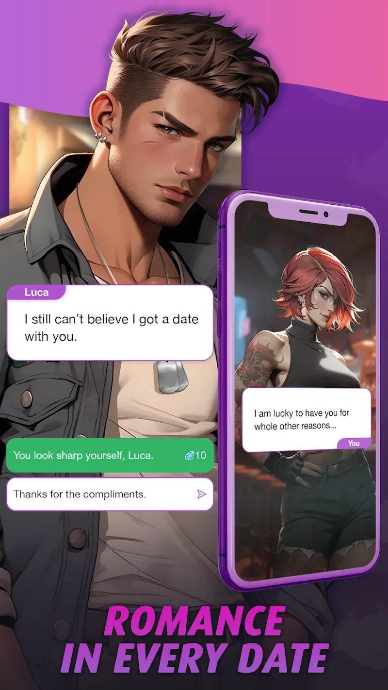 Ekran Görüntüsü 4 — Love Eden: Interactive Stories 2.5.0 MOD APK