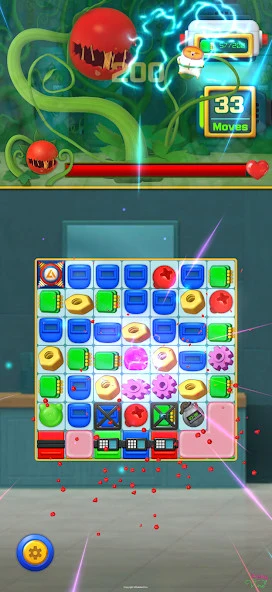 لقطة شاشة 3 — Maca dan Roni Match3 LAB 1.5.9 MOD APK