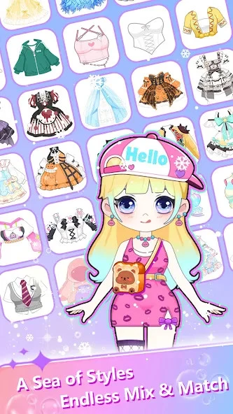 Screenshot 3 — Magical Girls: Dress Up Game 1.0.66 MOD APK