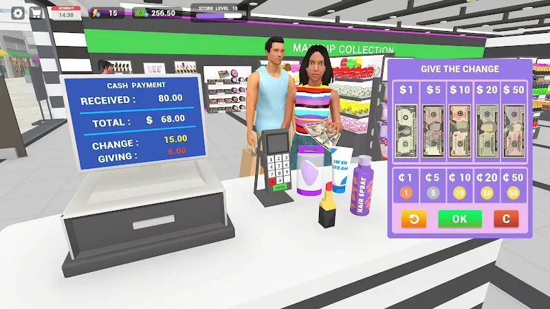 Screenshot 3 — Makeup Store Simulator 0.1.1 MOD APK