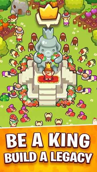 Screenshot 1 — Me is King : Idle Stone Age 0.28.6 MOD APK