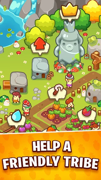 Screenshot 2 — Me is King : Idle Stone Age 0.28.6 MOD APK