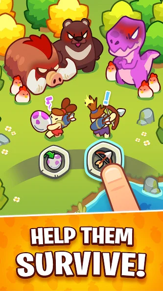 Screenshot 3 — Me is King : Idle Stone Age 0.28.6 MOD APK