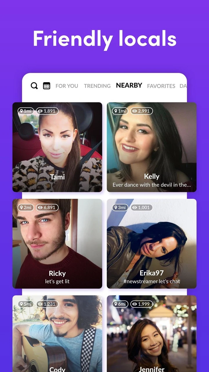 Screenshot 2 — MeetMe: Chat & Bertemu Orang 14.47.3.3745 MOD APK