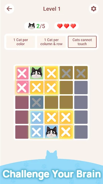 لقطة شاشة 4 — Meowdoku 1.8.1 MOD APK