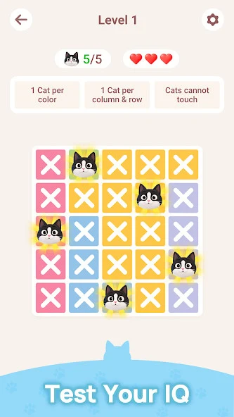 لقطة شاشة 5 — Meowdoku 1.8.1 MOD APK