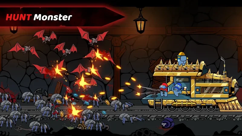 Captura de tela 2 — Monsters Survivor: Shoot & Run 1.0.8 MOD APK