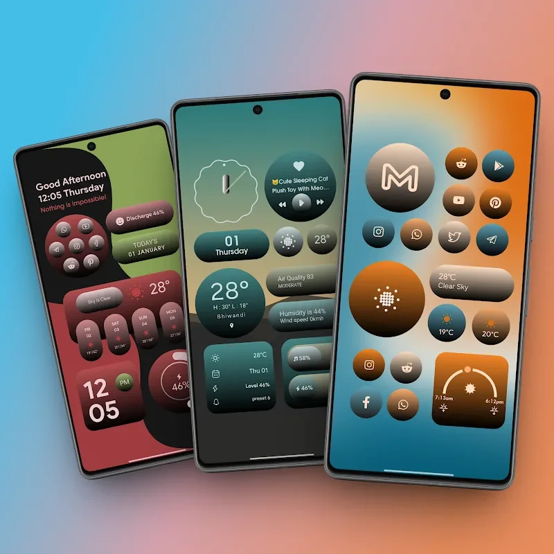 Screenshot 5 — My Thing Adaptive KWGT 1.1.1 MOD APK