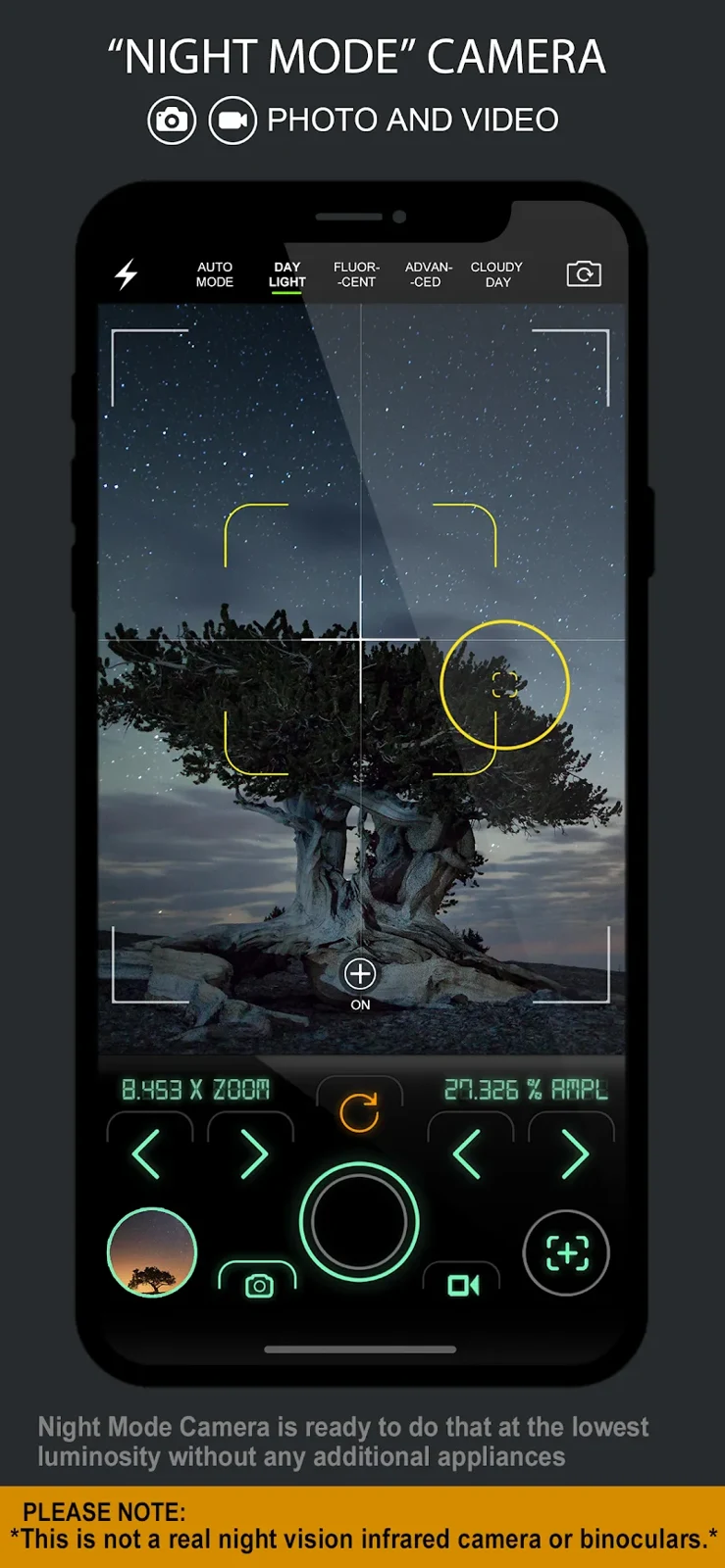 Screenshot 2 — Night Mode Camera Photo Video 3.3.5 MOD APK