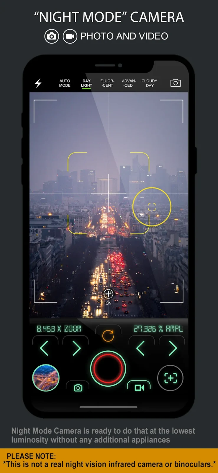 Screenshot 5 — Night Mode Camera Photo Video 3.3.5 MOD APK