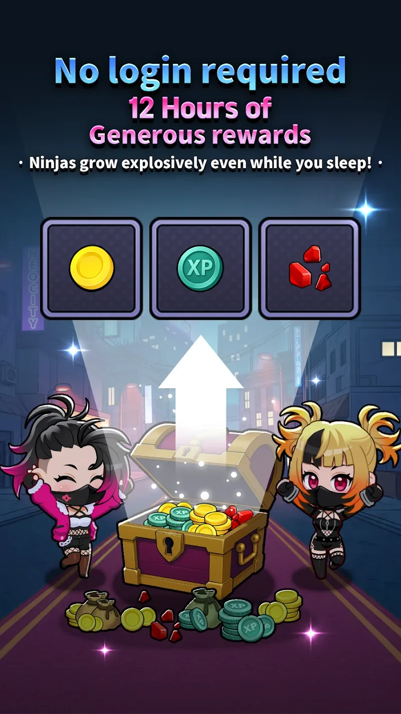 Screenshot 2 — Ninja Gangsters: Idle Streets 1.1.3 MOD APK