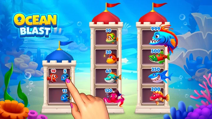 Screenshot 2 — Ocean Blast 3.1.2 MOD APK