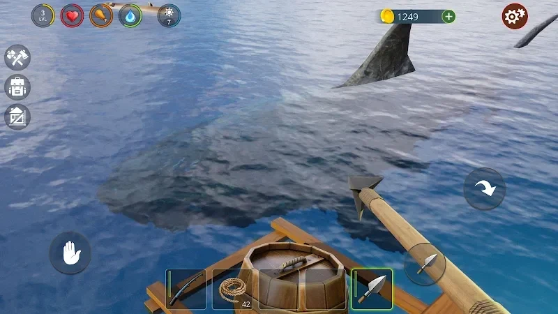 Screenshot 2 — Oceanborn: Survival in Ocean 3.6 MOD APK