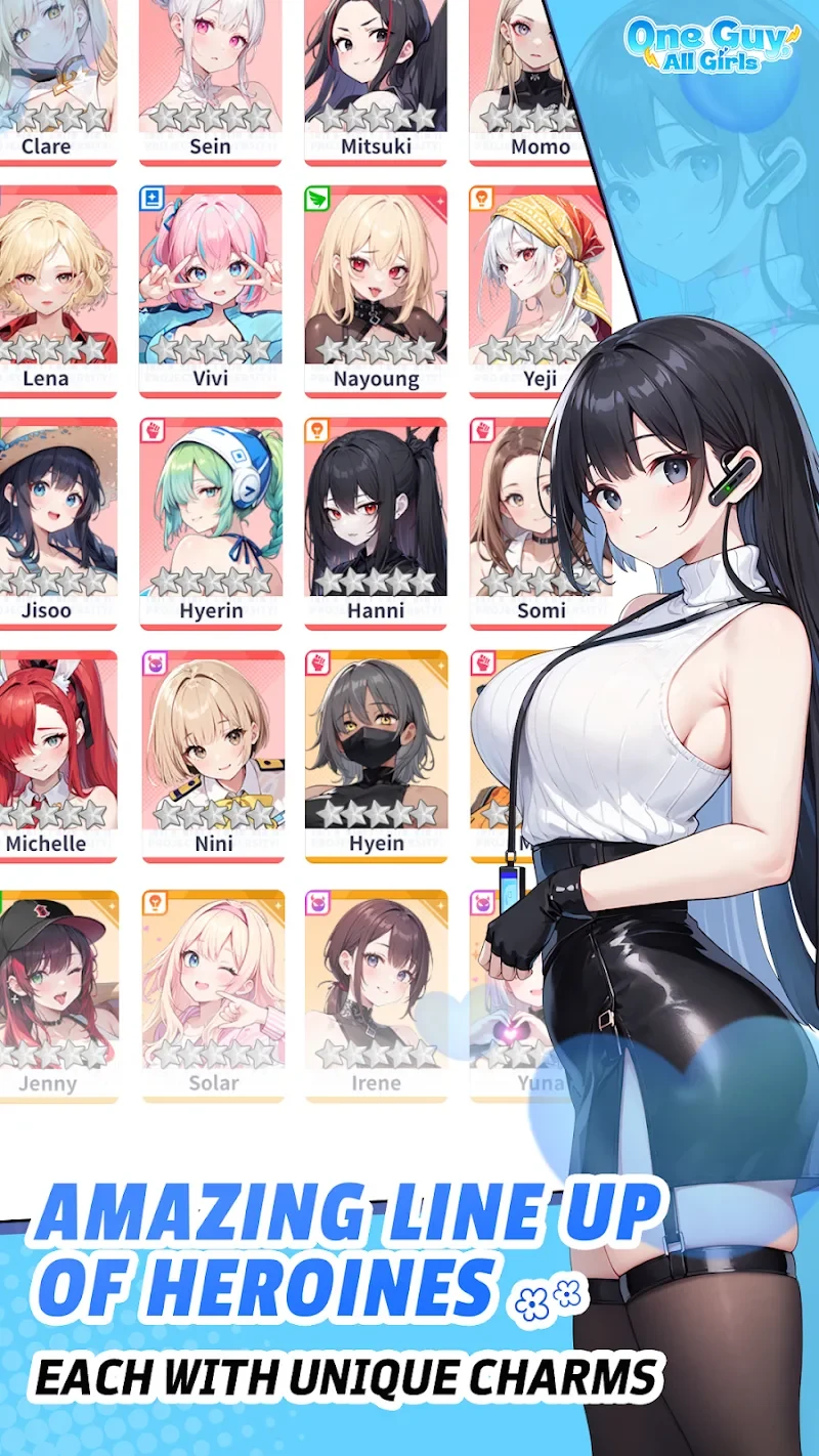 Screenshot 4 — One Guy, All Girls: Idle RPG 1.0.27144 MOD APK