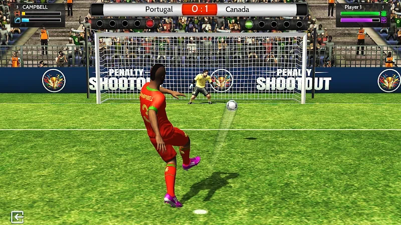 Screenshot 2 — Penalty Shootout World Soccer 1.0.0 MOD APK