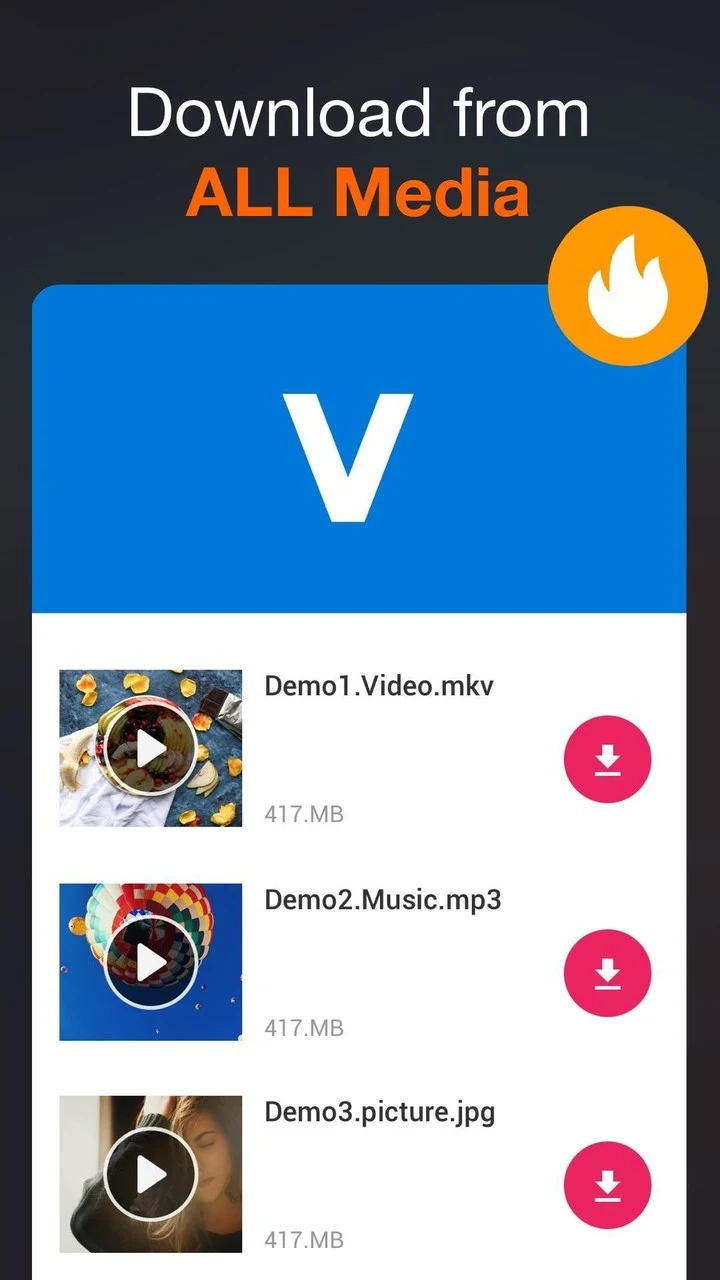 Screenshot 2 — Pengunduh Semua Video 2019 1.3.0 MOD APK