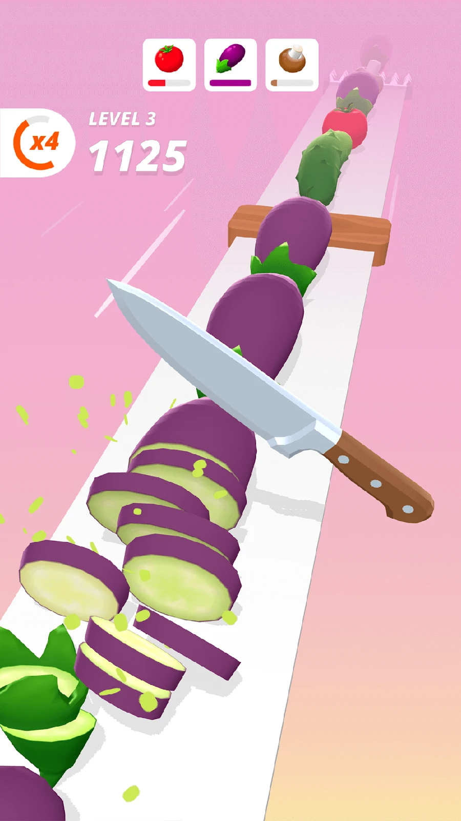 Screenshot 1 — Perfect Slices 1.4.53 MOD APK