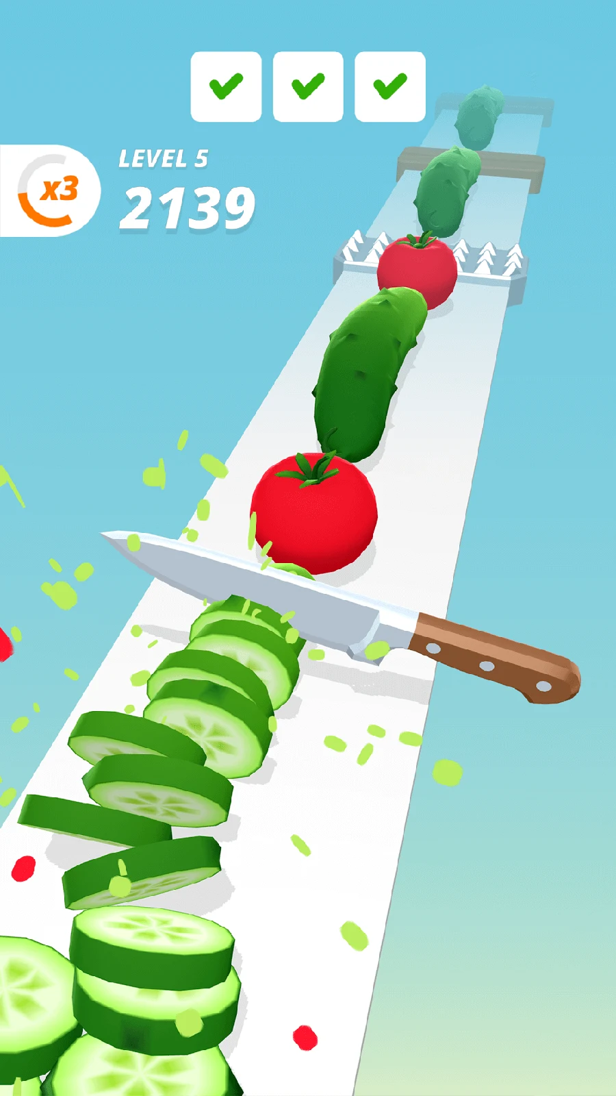 Screenshot 2 — Perfect Slices 1.4.53 MOD APK
