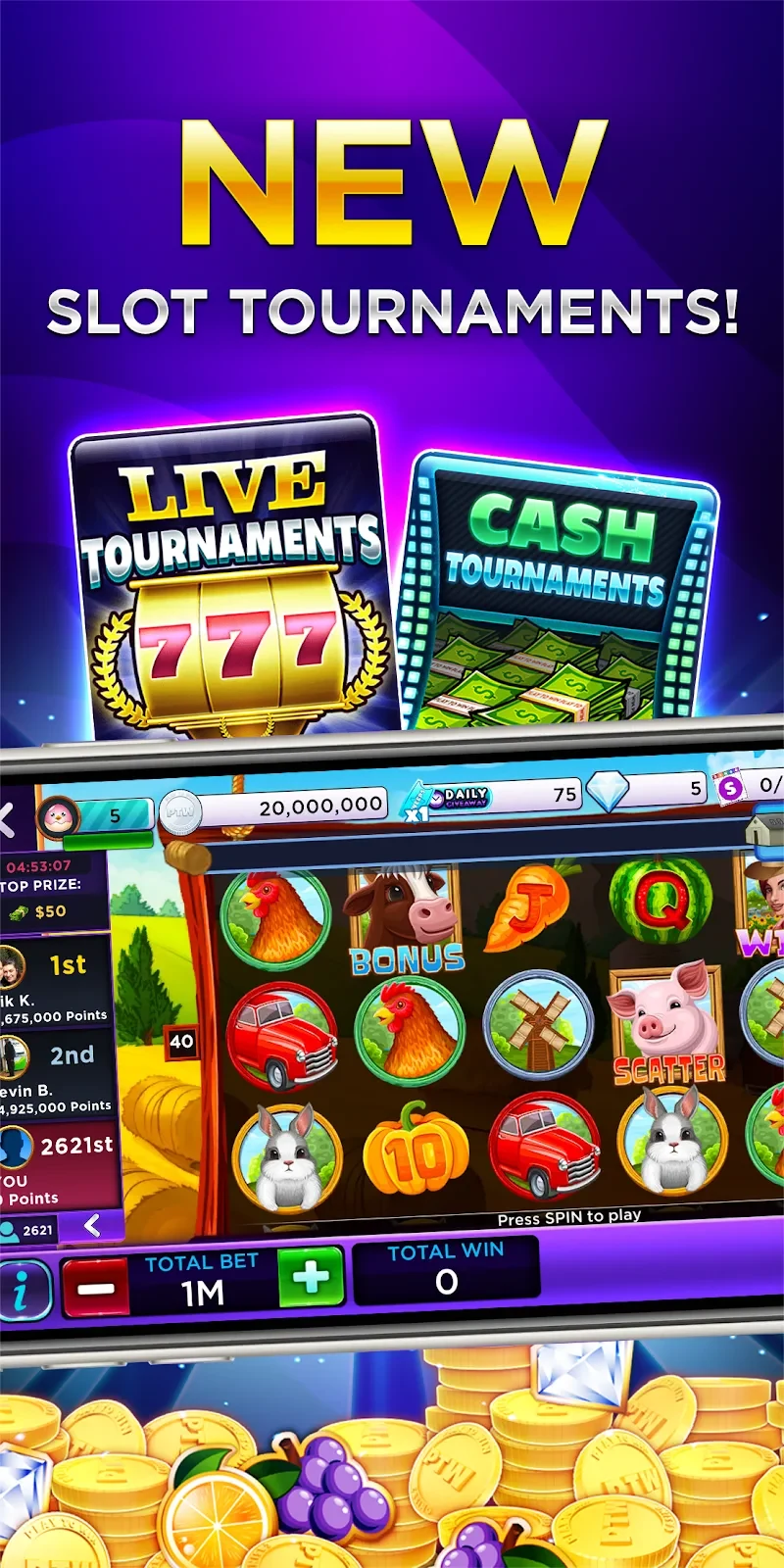 Screenshot 2 — Play To Win: Real Money Games 4.4.0 MOD APK