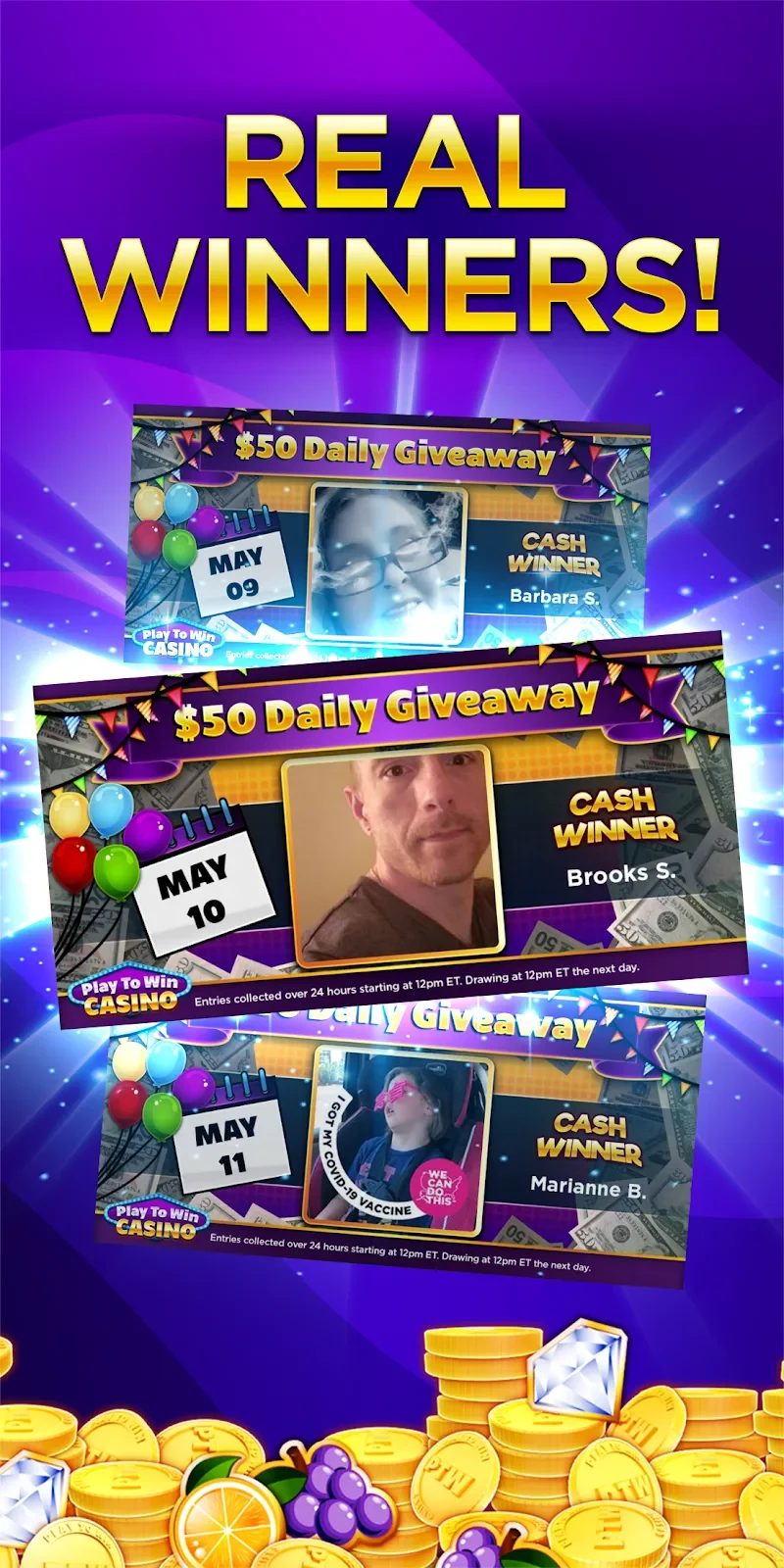 Screenshot 4 — Play To Win: Real Money Games 4.4.0 MOD APK