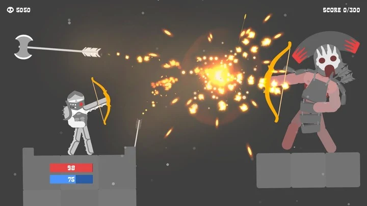 لقطة شاشة 2 — تنزيل Ragdoll Archers Mod Apk v0.6.4 (بدون إعلانات) أحدث إصدار 2026