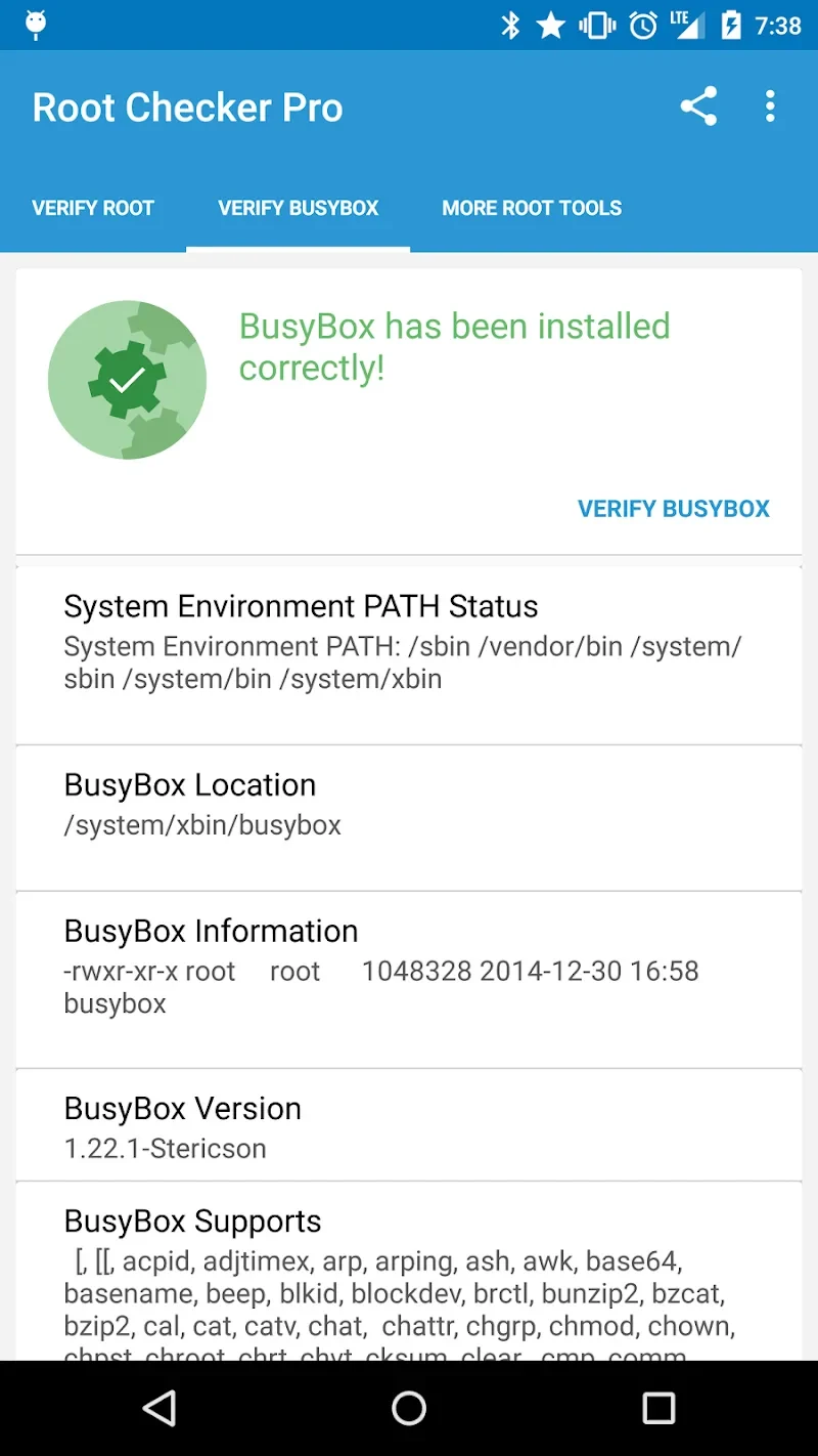 Screenshot 3 — Root Checker Pro 1.6.4 MOD APK