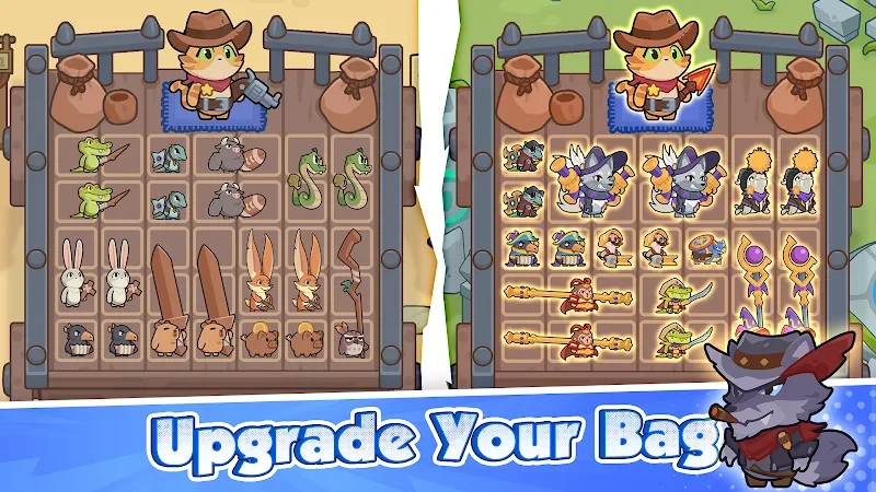 لقطة شاشة 2 — Rumble Paws: Backpack Fight 1.28.03 MOD APK