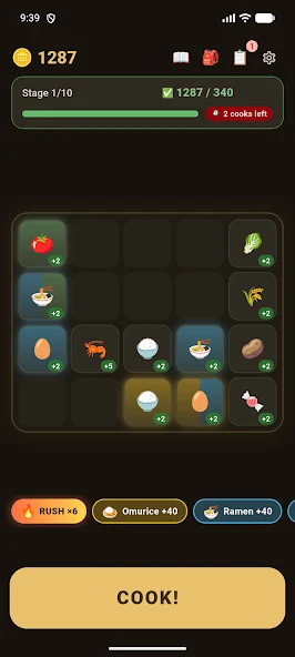 Screenshot 2 — Rush Hour Kitchen: Roguelike 1.0.0 MOD APK