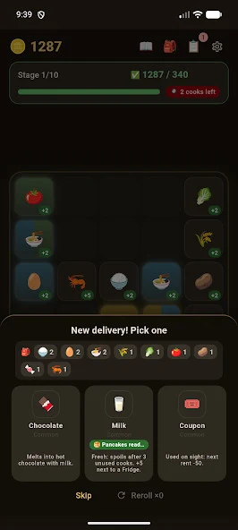 Screenshot 3 — Rush Hour Kitchen: Roguelike 1.0.0 MOD APK